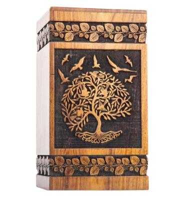 China Can Be Customized Factory Direct Wholesale Customized High End Human Adult Wooden Cremation Urn for sale