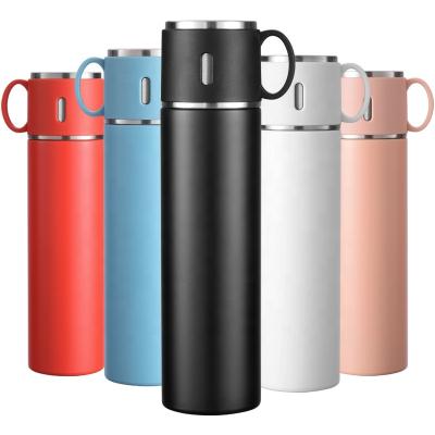 China Sustainable Custom Vacuum Insulated Hot Water Bottle 420ml / 580ml Double Wall 316 Stainless Steel Flasks for sale