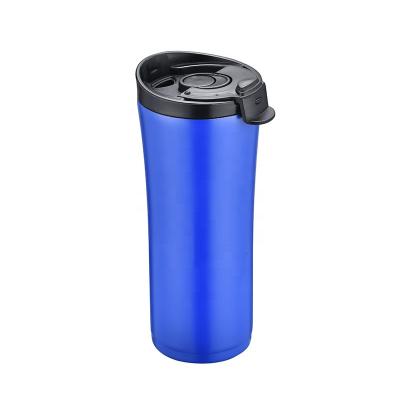 China Sustainable Double Wall Vacuum Insulated Stainless Steel French Filter Press Mug Travel Mug Coffee Mug for sale