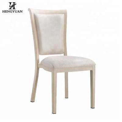 China 2020 Restaurant Chair Wholesales Modern Aluminum French Restaurant Chair Wood Look Chairs for sale