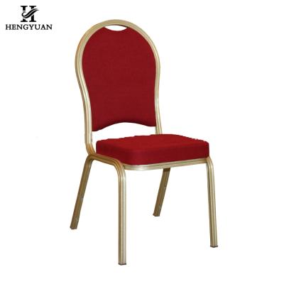 China Cheap Wholesale Aluminum Hotel Chair Stacking Used Banquet Wedding Chairs For Event for sale