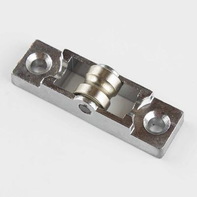 China Single Roller UPVC Sliding Window and Door Hardware with Zinc Alloy Groove Pulley for sale