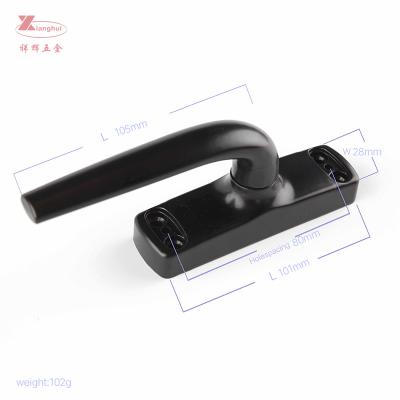 China Modern Design Aluminum Hardware Door Handle for Hotel Villa Apartment Office Building for sale