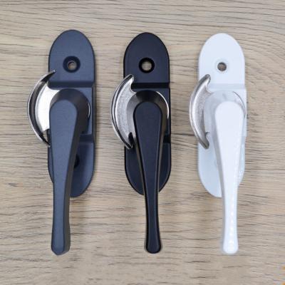 China Laser Logo UPVC Crescent Window Lock Sliding Window Hardware Accessories for Windows for sale