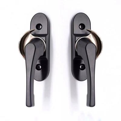 China UPVC Crescent Moon Lock Aluminum Alloy UPVC Window Lock with Zinc Alloy Material for sale