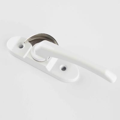 China 201 Steel Wheel Lock Crescent Window Lock for Aluminium Alloy UPVC Door Handle at Prices for sale