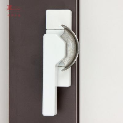 China Hotel Villa Office Building UPVC Sliding Zinc Alloy Crescent Lock with Laser Logo for sale