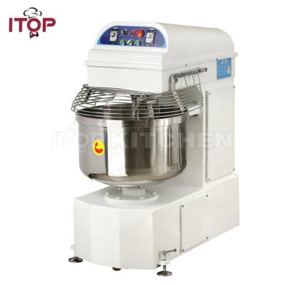 China Snacks Factory 80L-200L Commercial Electric Spiral Dough Mixer Automatic Dough Kneader for sale