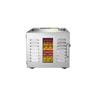 China 59L Food Dehydrator 10 Trays Stainless Steel Commercial Electric Meat Dryer Dehydrator Drying Machine for sale