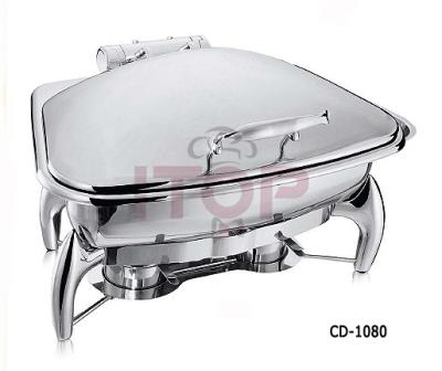 China Round Electric Induction Buffet Chafing Dish Food Warmer Body: 62.5*43.5*22.5 / Frame: 61*35.5*17.5 for sale