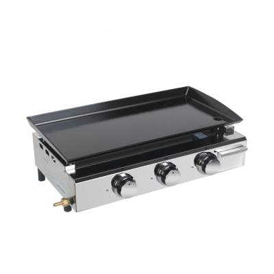 China SP-7.5 7.5KW Three Burners Beef Pork Easily Gathered Outdoor Portable Smokeless Chicken Cooking Hot Plate BBQ Gas Home Grill for sale