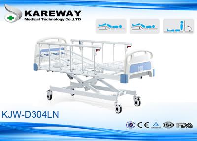 China Height Adjustable ICU Hospital Bed Three Motors X Structure For Public Hospital for sale