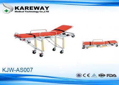 China Patients Transfer Ambulance Stretcher Trolley , Portable Rescue Stretcher For Hospital for sale