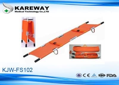 China Waterproof Double Fold Stretcher Manual Operation , Easy Storage And Transportation for sale