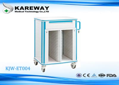 China Horizontal Access Cleaning Medical Trolley Cart With Drawer for Medical Records for sale