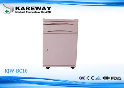 China Sweet Pink ABS Beside Cabinet Match With Medical Care Bed , L47*W44.5*H77.5cm KJW-BC10 for sale