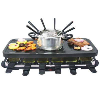 China XJ-6K114 Large Griddle Pan Cast Iron Griddle BBQ Grill Pan Grills Non-stick Outdoor Grill for sale