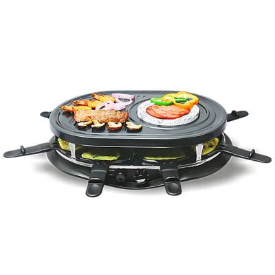 China XJ-3K076 Korean Grill Griddle Easy Cleaning Electric Grill Pan for sale