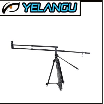 China 2m Black Aluminum Alloy DSLR Video Camera Jib Crane For Camera Camcorders for sale