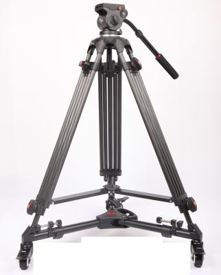 China De lichtgewichtmanfrotto-Professionele Driepoot van de Cameradriepoot voor Dslr Te koop