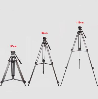 China Trípode video de la fibra de carbono negra de la liberación rápida para la cámara digital en venta