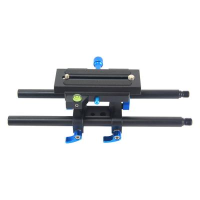 China Rail Rod Support Dslr Rig Base Plate Mount 1/4 3/8 Screw Quick Release Plate for sale