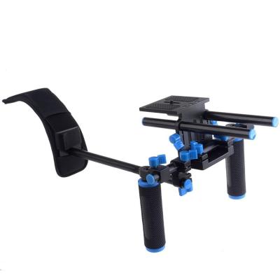 China Black BMPCC Rig with 15mm Rods Shoulder Mount Rig and 1/4 Screws for sale