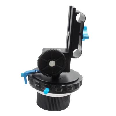 China Damping Metal DSLR Camera Follow Focus With Gear Ring And AB Limit Hard Stop en venta