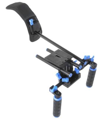 China Universal Shoulder Mount Rig For BMPCC Video Shot Necessities Black for sale