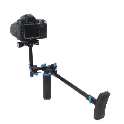 China Single Handheld Camera Rig Height , Adjustable video camera shoulder rig for sale