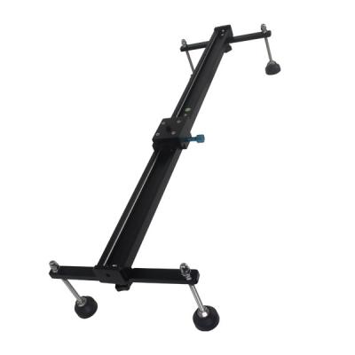 China 80cm Portable Camera Dolly ,  Black Professional Camera Track Slider for sale