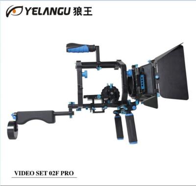 China Ajustable determinado del aparejo video del hombro de la aleación de aluminio DSLR con trafo del phottix en venta