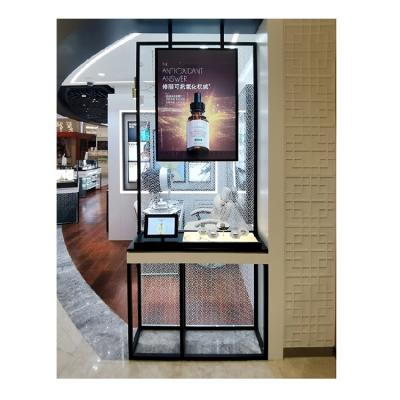 China Retail Store Furniture Skin Care Retail Stores Display Stand Cosmetic Booth Showcase for sale