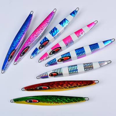 China Metal Jig 140g Deep Sea Saltwater Lead Vertical Jig Baits Slow Building Fishing Lures OEM Customized for sale