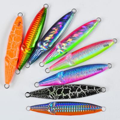 China Vertical Bait 40g 60g 80g Deep Sea Jig Fishing Lure Casting Sour Lead Fish Metal Jig Fishing Tackle OEM Customized for sale