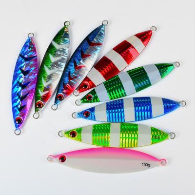 China Metal Slow Baiting Jig Vertical Saltwater Metal Baits Lead Fishing Lure Fish Bait Wholesale 100g-450g for sale