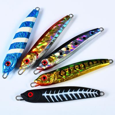 China Vertical Metal Jig Iron Saltwater Lead Lure Bait Metal Bait Sinker Lure 100g-450g Fishing Bass Bait Wholesale for sale