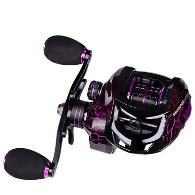 China Explosion-Proof Line Bass Bait Casting Reel 7.2:1 Gear Ratio Magnetic Brake Reel 10KG Max Drag 4+1BB Metal Wire Cup Fishing for sale