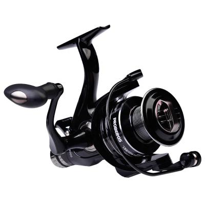 China Metal and Plastic Fishing Reel Carp Reel Spinning Wheel 19kg Max Drag Double Brake Fishing Super Strong Driver Design for sale