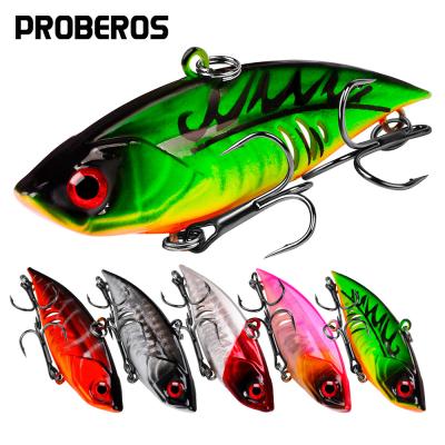 China ABS Hard Plastic Pencil VIB Bait Fishing Lures Jigs 11g 6.5cm Trout Vibe Winter Ice Sinking Fishing Tackle PESCA Lure for sale