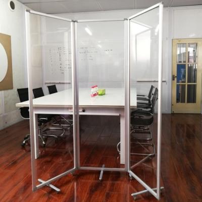 China Different Size Movable Folding Screen Room Dividers Divides Acrylic Free Standing Dividers for sale