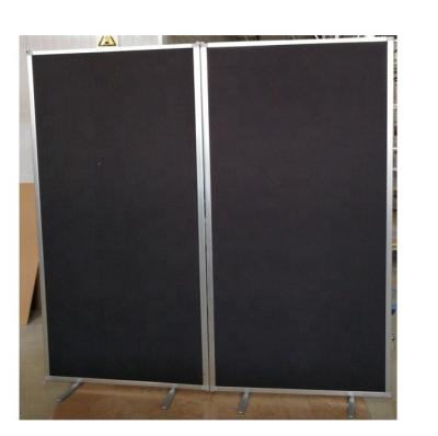 China Modern Difference Size Office Room Partition System Black Wall Divider for sale