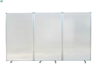 China Difference Size Acrylic Folding Partition Wall Customized Mobile Office Partition To Divide Space for sale