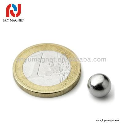 China Industrial magnet N38 diameter 8 mm cheap ndfeb sphere permanent magnet for sale for sale