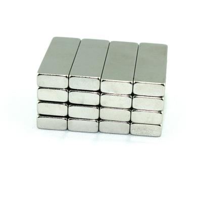 China Industrial Neodymium Magnets Flat Magnet 20x10x5 Rectangle Shaped Rectangular Magnet for sale