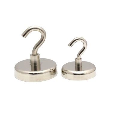 China Industrial Magnet Super Strong Strength D60 Permanent Magnetic Hooks for sale