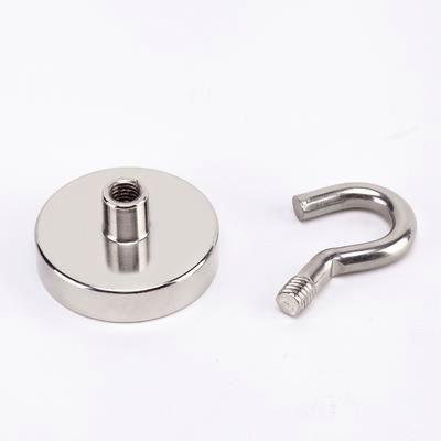 China Industrial Heavy Duty Magnet Neodymium Magnetic Hook Magnets for sale