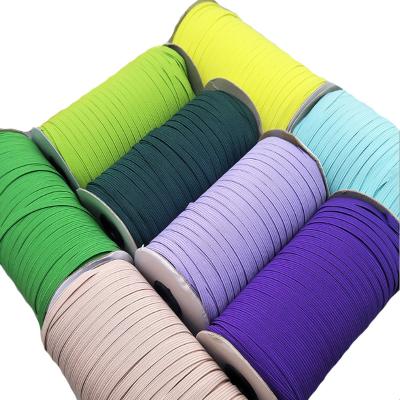 China in-stock over 290 colors 6mm elastic band tape for notebook books with high elasticity contact WhatsApp +1 7082690275 for sale