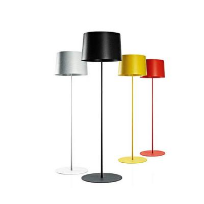 China Modern LED Black White Red Yellow Floor Light Interior Designer Floor Lamp for sale