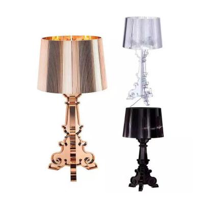 China Modern Classic Acrylic Ghost Table Lamp For Hotel LED Bedroom Living Room Bedside Lampshade Table Light Night for sale